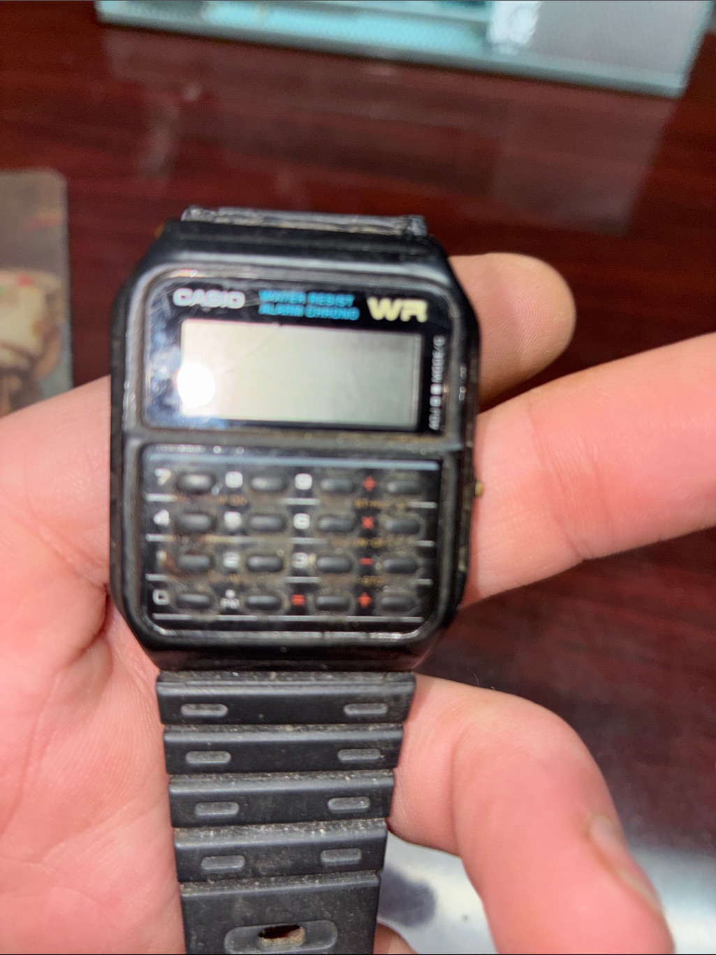 Casio Black Digital Calculator Watch